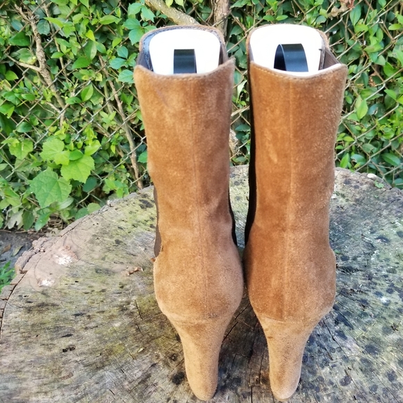 Vintage Chelsea Stretch Gore Chunky Platform Boots - Picture 5 of 10